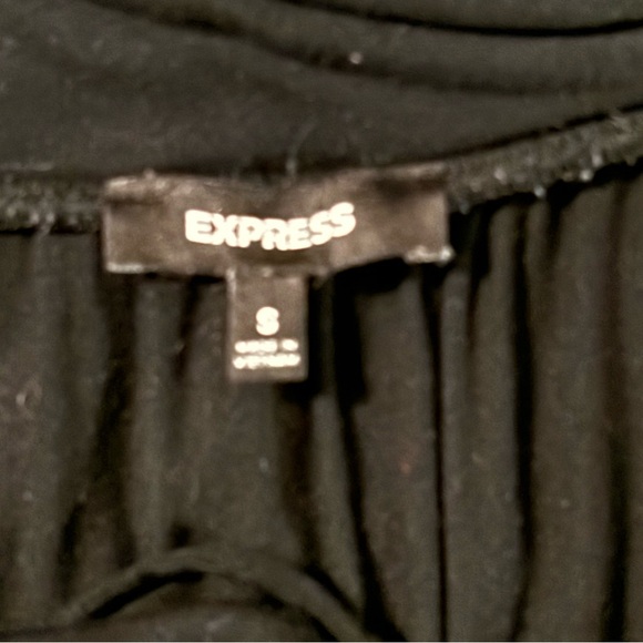 Express Long Sleeve Black Dress | Small - Picture 7 of 7